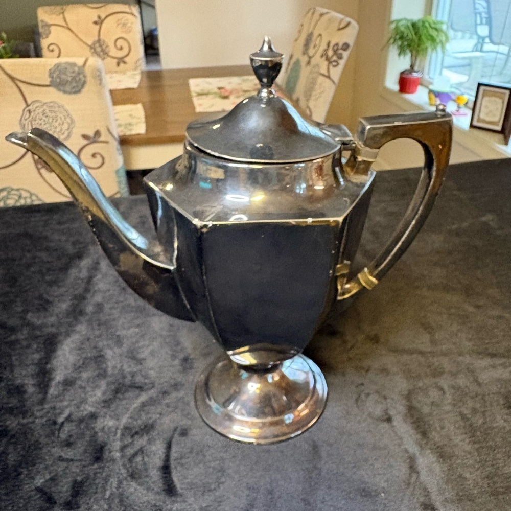 Silver-Plated Coffee Or Teapot Made By Derby Silver Company